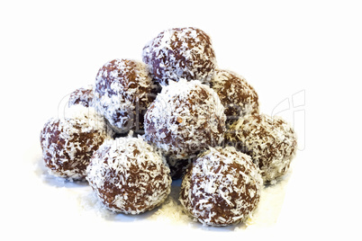 Chocolate balls  .