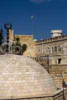 View on the landmarks of Jerusalem Old City .