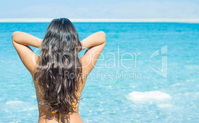 Girl at the Dead Sea