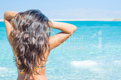 Girl at the Dead Sea