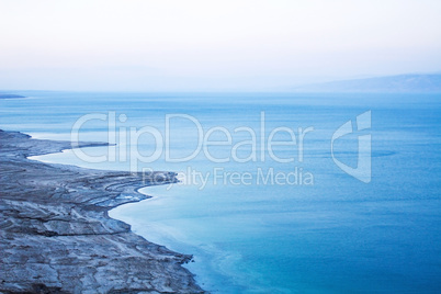 Beautiful coast of the Dead Sea . Beautiful coast of the Dead Sea .
