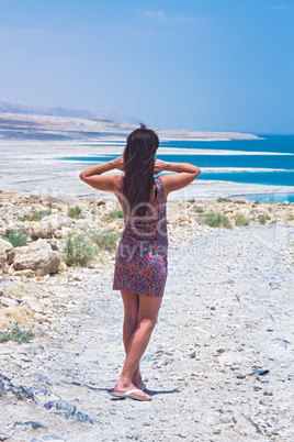 Girl at the Dead Sea