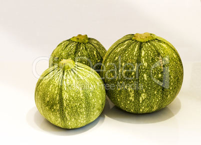 Round zucchini .