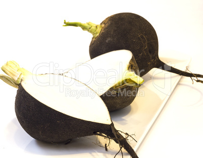 Black radish .