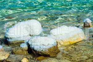 beautiful coast of the Dead Sea