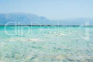 beautiful coast of the Dead Sea