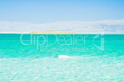 beautiful coast of the Dead Sea