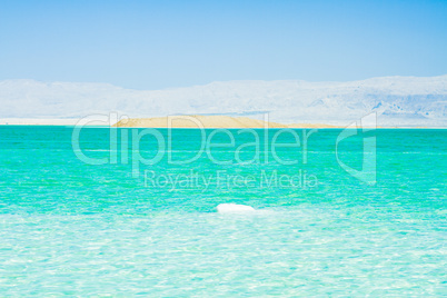 beautiful coast of the Dead Sea