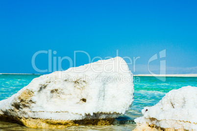 beautiful coast of the Dead Sea