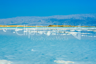 beautiful coast of the Dead Sea