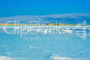beautiful coast of the Dead Sea