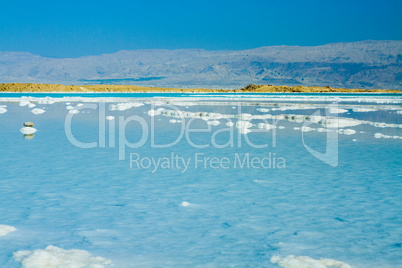 beautiful coast of the Dead Sea