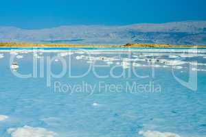 beautiful coast of the Dead Sea