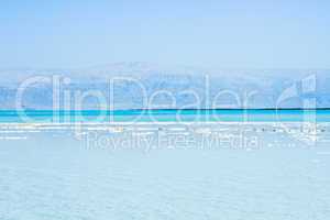 beautiful coast of the Dead Sea
