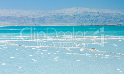 beautiful coast of the Dead Sea