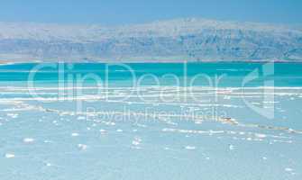 beautiful coast of the Dead Sea