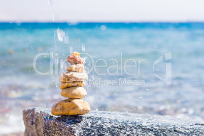 Stones on a beach