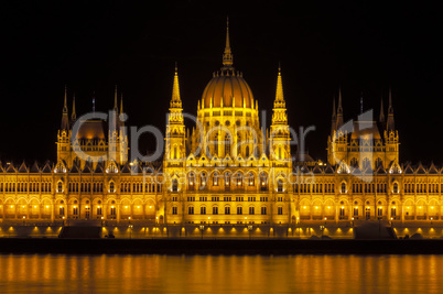 Hungarian Parliament building.