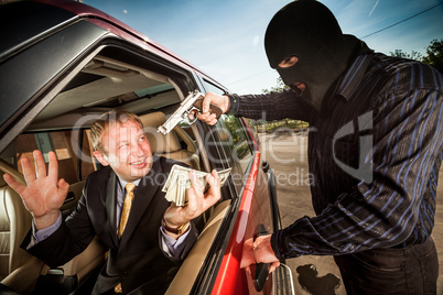 Robbery of the businessman