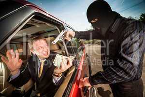 Robbery of the businessman