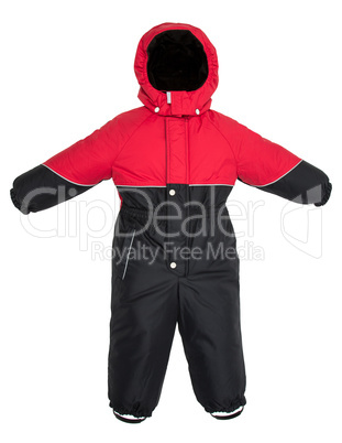 Childrens snowsuit fall