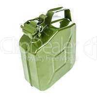 Green jerrycan