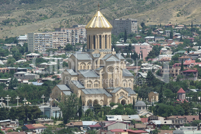 Zminda Sameba Kathedrale, Tiflis, Georgien