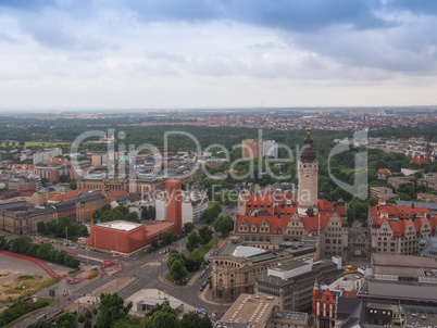 Leipzig aerial view