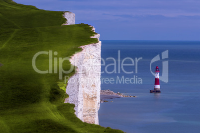 seven sisters cliffs and lighthouse
