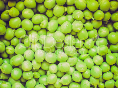 Retro look Green peas