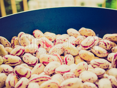 Retro look Beans salad