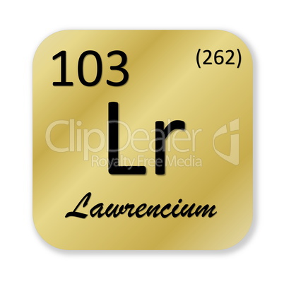 Laurencium element