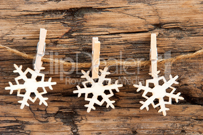 Snowflakes on a Line