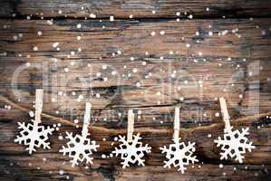 Snowflake-Line with Snowflakes