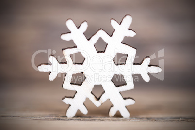 Snowflake on Wood II