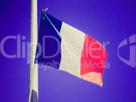 Retro look French Flag