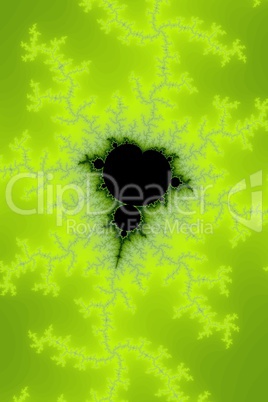 Fractal Mandelbrot Green