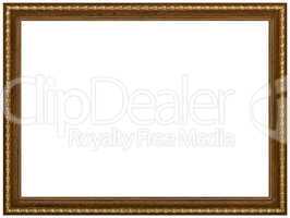 Picture frame, isolated on white background, with clipping path