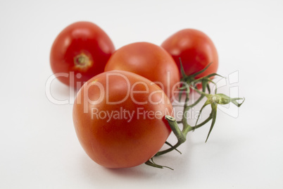 Ripe Tomato isolated on white background