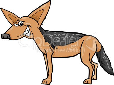 jackal animal cartoon illustration