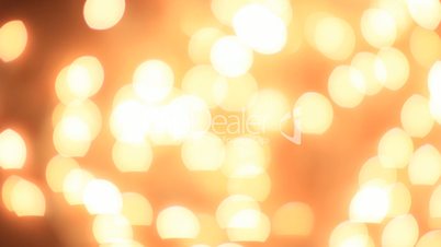 gold bokeh lights background