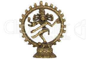 Shiva Nataraja,  isolated on white background