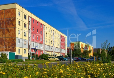 Grossraeschen Wohngebiet - Grossraeschen apartment blocks 01