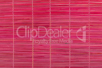Red bamboo mat, background