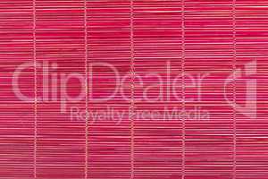 Red bamboo mat, background