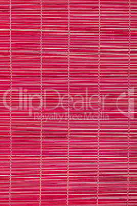 Red bamboo mat, background