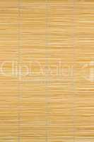 Yellow bamboo mat, background