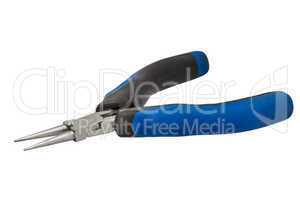 Pliers, hand tool, isolated on white background, with clipping p
