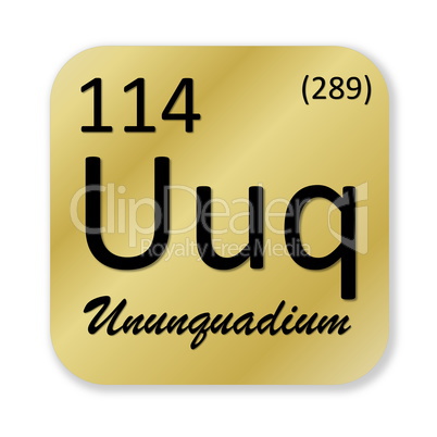 Ununquadium or Flerovium element
