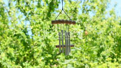 wind chimes in the wind